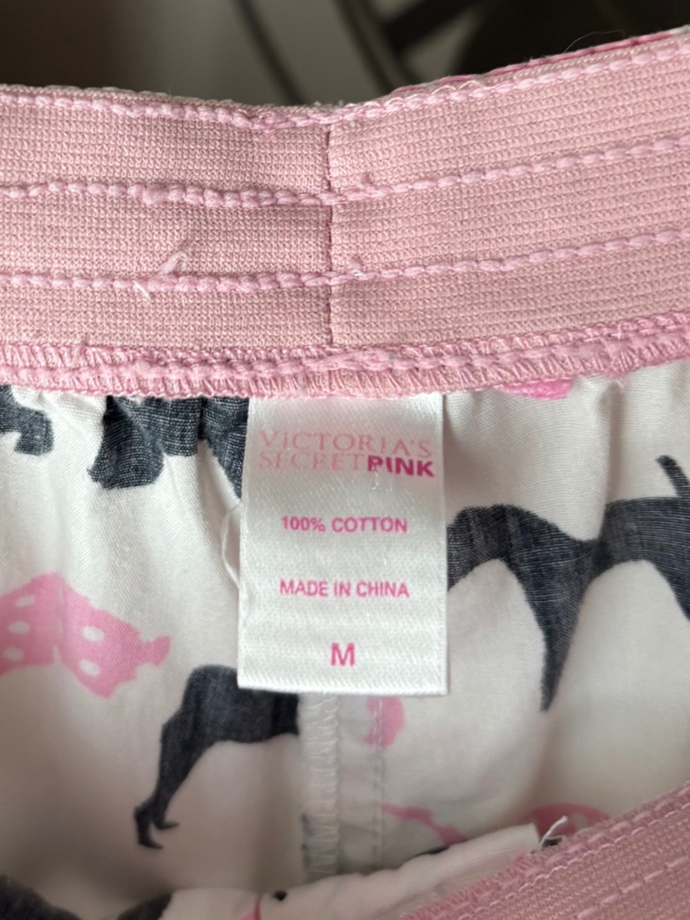 Dogs! Dogs! PJ Pants by Pink 100% Cotton Size Medium - Picture 3 of 5